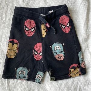 Super Hero Marvel shorts. boys size 6